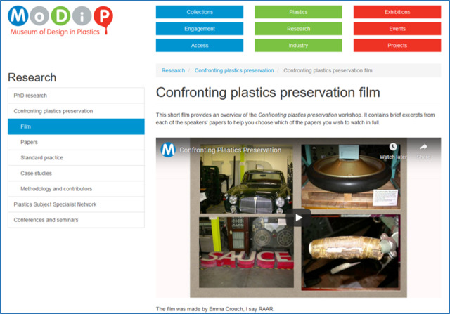 [thumbnail of A view of the CPP film page]